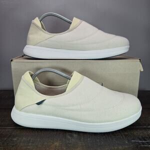 NEW Vessi Sunday Slipper Mens Size 10 Slip On Shoes Sneakers Walnut Beige